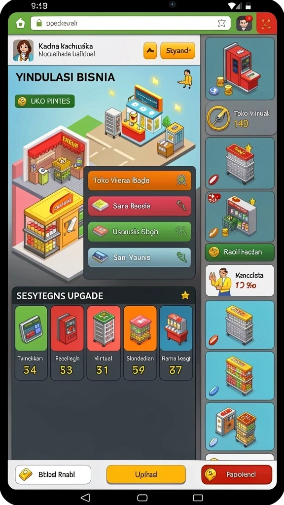 4p4p - Tangkapan layar karakter utama dalam aksi.