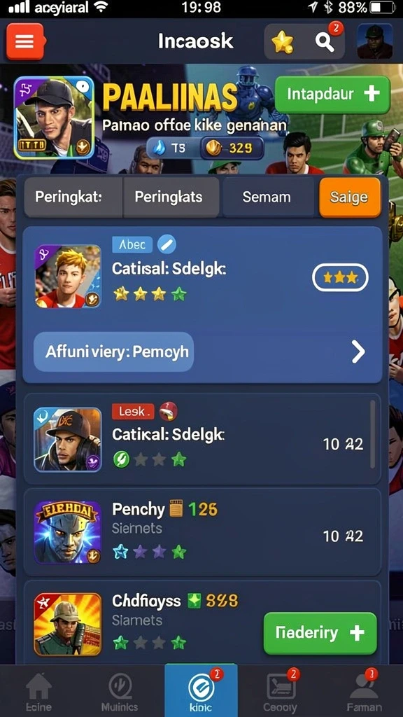 er777 - Karakter-karakter menarik dalam permainan.
