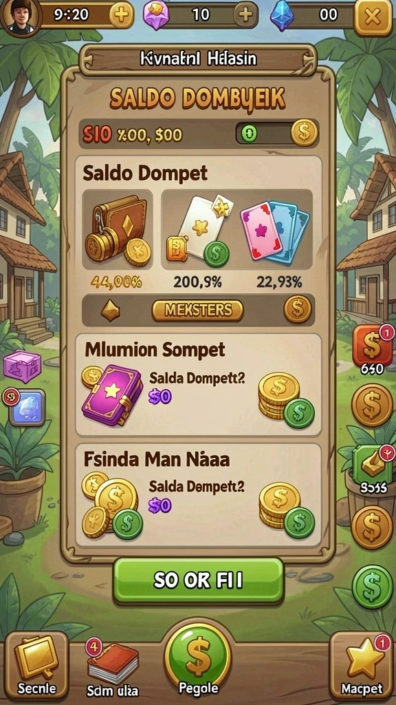 pgg68 - Tampilan menu utama PGG68 yang menarik dan sederhana.