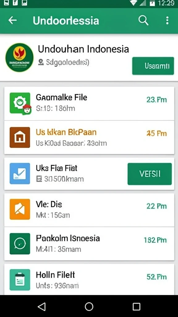 pgtoto - Tampilan antarmuka pengguna yang sederhana dan menarik.